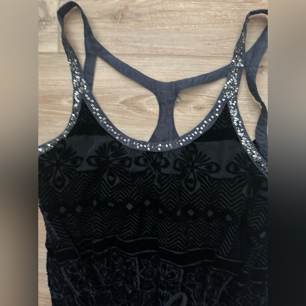 Free People Velvet/Silk Dress/Tunic  6 - Picture 2 of 8